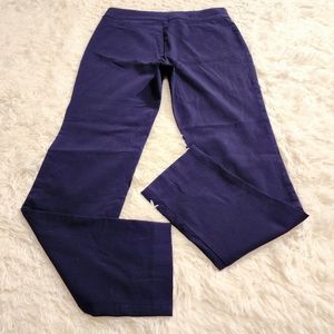 Madison Women's Pull-on Straight Leg Size 8 Stretch Pants In Blue